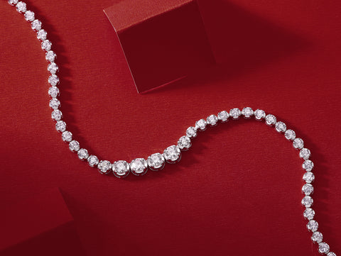 Luxurious Moissanite Pendant Necklace Set in S925 Silver