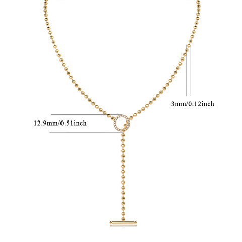 Light and Shadow Moissanite Sterling Silver Necklace