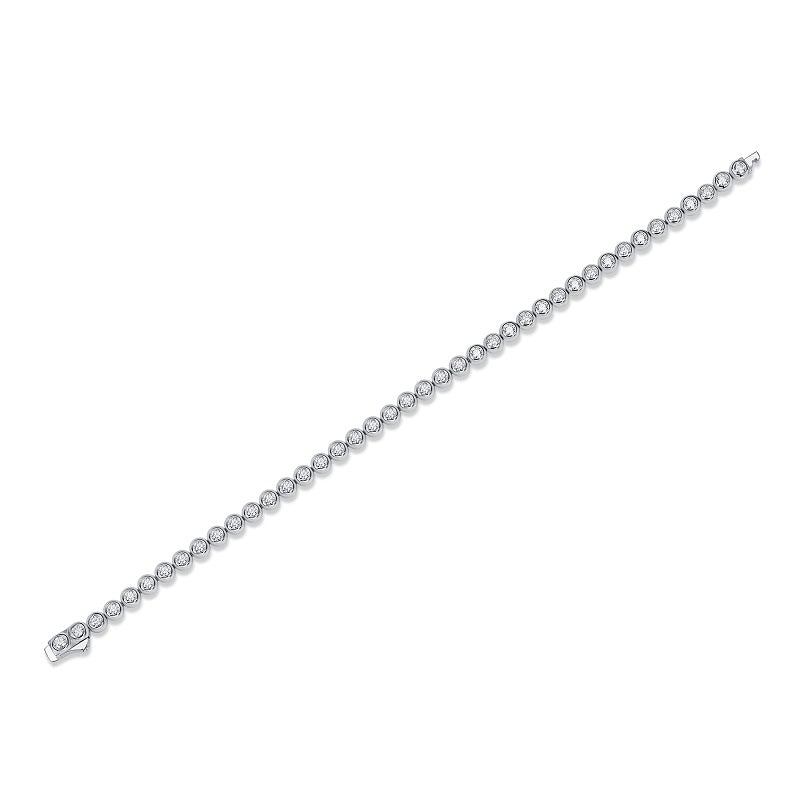 S925 Silver Moissanite Tennis Bracelet Elegant Luxury Design