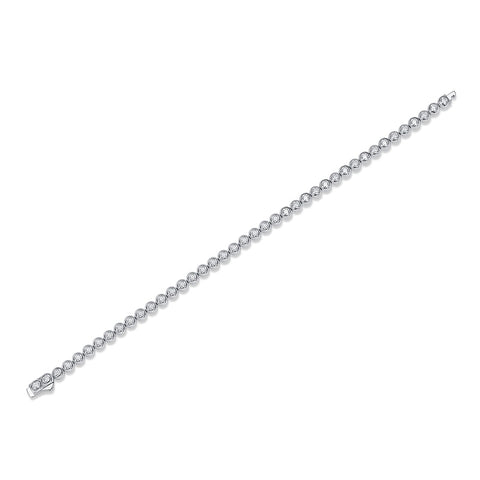 S925 Silver Moissanite Tennis Bracelet Elegant Luxury Design