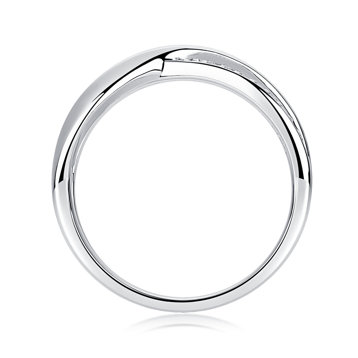 S925 Silver Moissanite Wrap Around Ring Luxury Fashion Jewelry