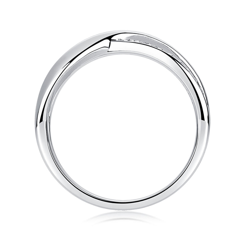 S925 Silver Moissanite Wrap Around Ring Modern Elegant Fine Jewelry - 3