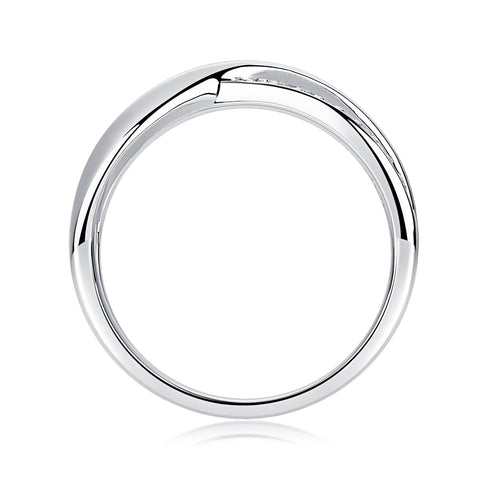 S925 Silver Moissanite Wrap Around Ring Luxury Fashion Jewelry