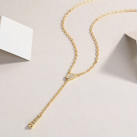 1Star Convergence S925 Sterling Silver Necklace with Moissanite Pendant and Gold Plating