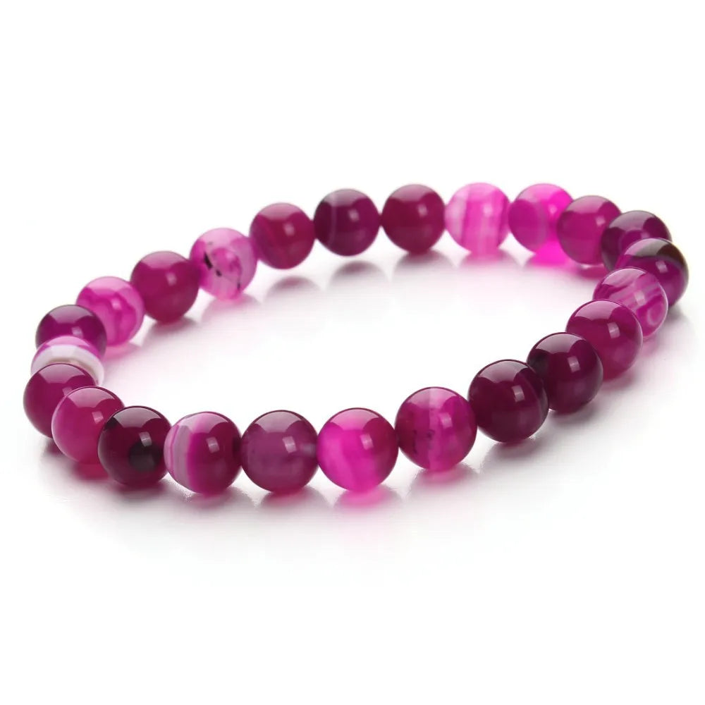 Blue Aventurine and Sandstone Beaded Bracelet for Women