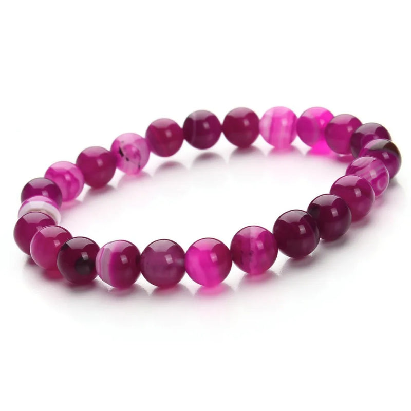 Blue Aventurine and Sandstone Beaded Bracelet for Women - 10