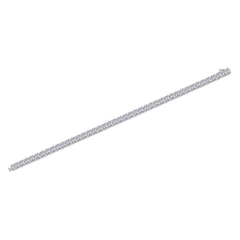 Luxury S925 Silver Moissanite Tennis Bracelet 16.5cm