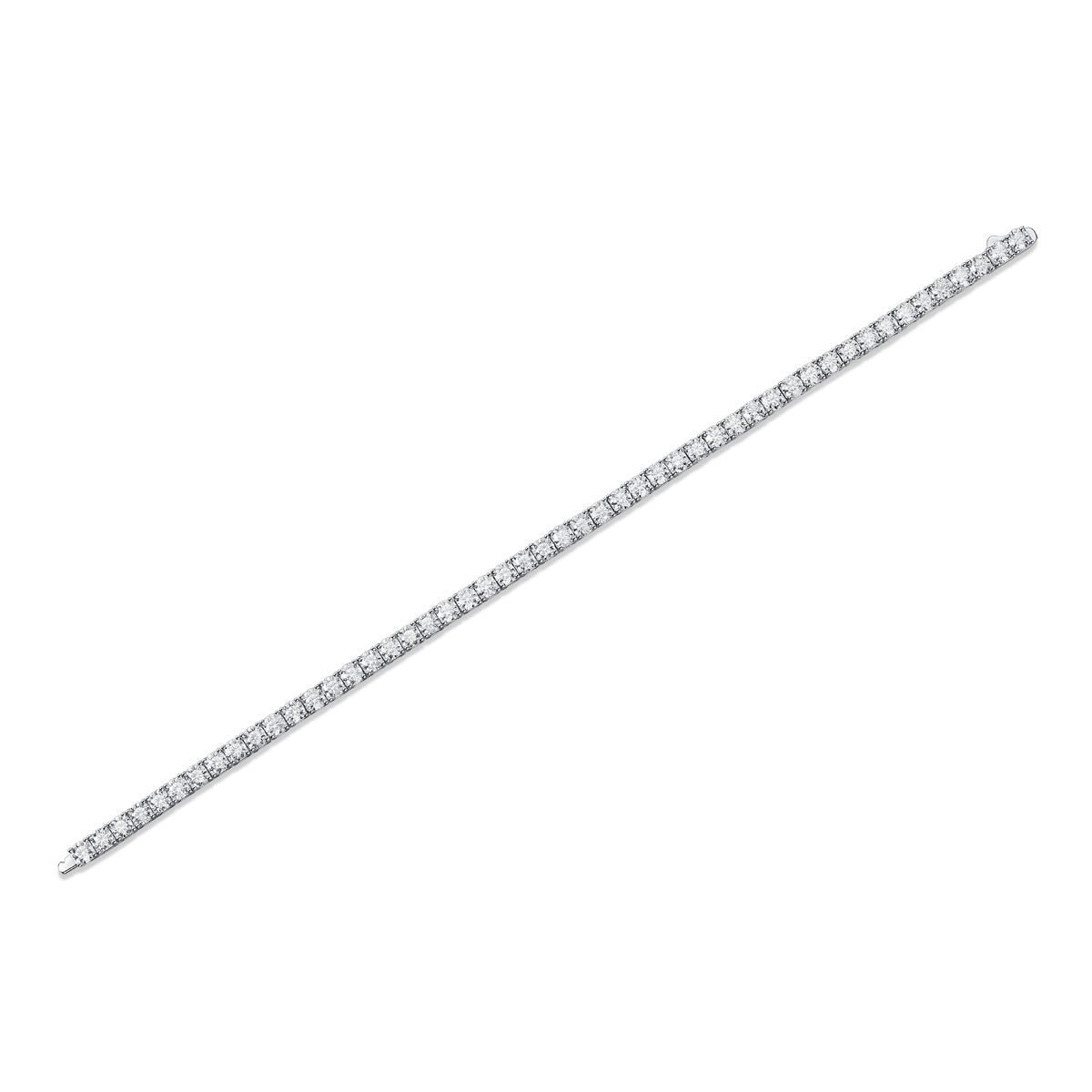 Luxury S925 Silver Moissanite Tennis Bracelet Elegant Sparkling Design