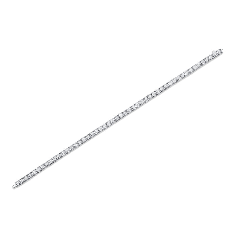 Luxury S925 Silver Moissanite Tennis Bracelet Elegant Sparkling Design - 1
