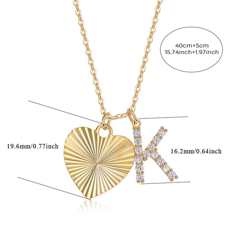 S925 Silver Heart Pendant Necklace with Moissanite Accent 40cm Elegant Fine Jewelry