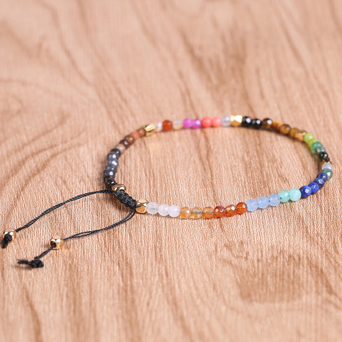 12 Constellations Chakra Stones Alloy Bracelet