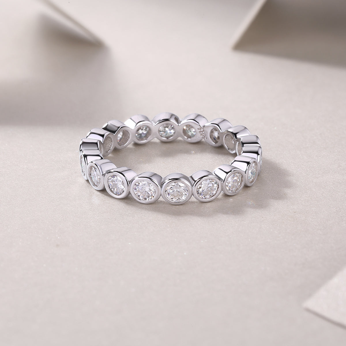 Luxury Moissanite S925 Silver Ring for Bridal Fashion