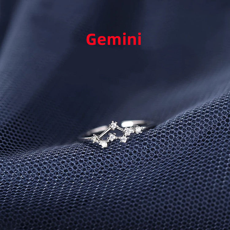 Minimalist Zodiac Sign Silver Ring for Everyday Wear - 4