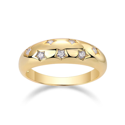 S925 Silver Moissanite Wedding Ring Set Luxury Fashion