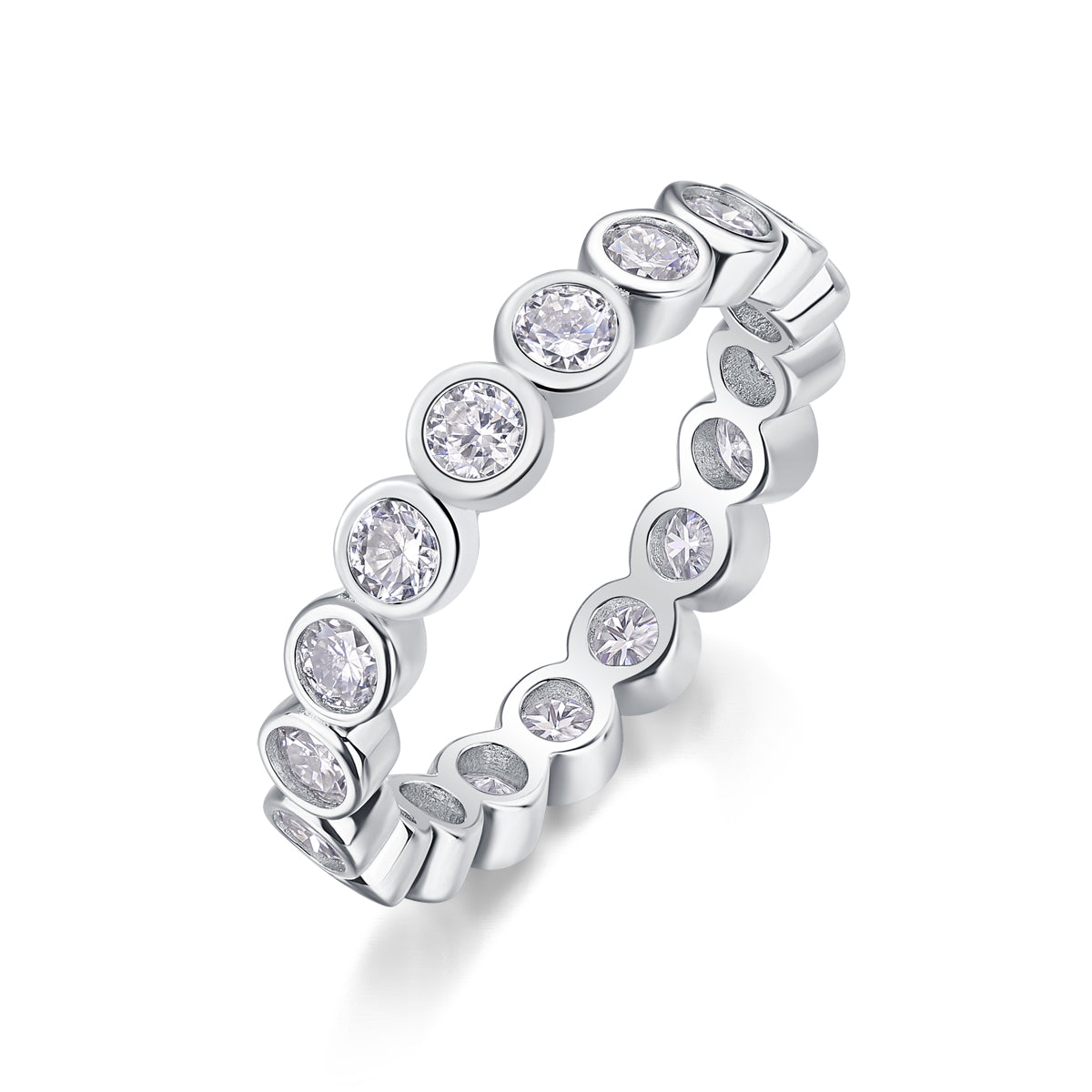 Luxury Moissanite S925 Silver Ring for Bridal Fashion