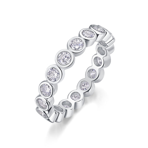 Luxury Moissanite S925 Silver Ring for Bridal Fashion