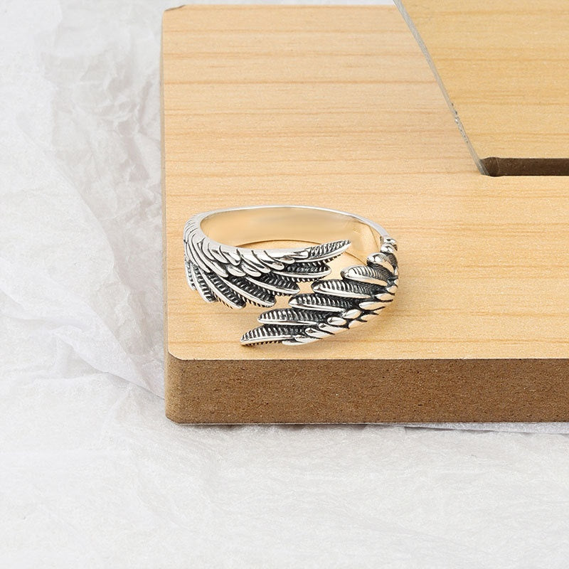 Love Couple Angel Wings Ring & Bracelet Collection - 2
