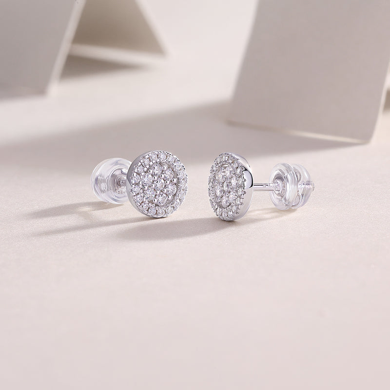 1Cosmic Conjecture S925 Sterling Silver Moissanite Stud Earrings - 3