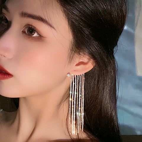 Elegant Long Tassel Earrings for Women