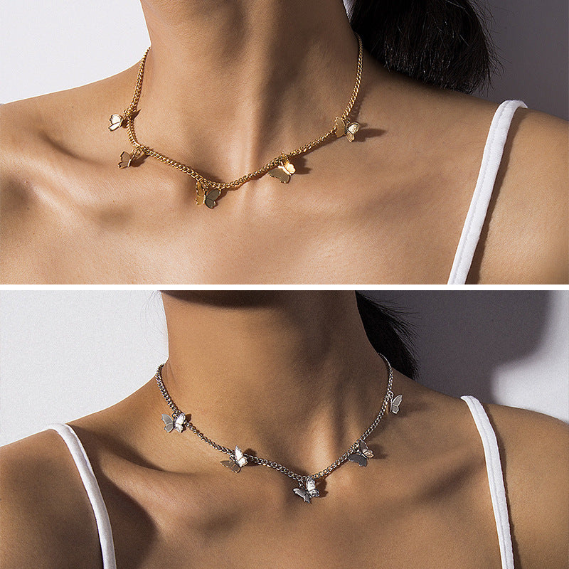 Minimalist Butterfly Pendant Necklace for Everyday Wear - 4
