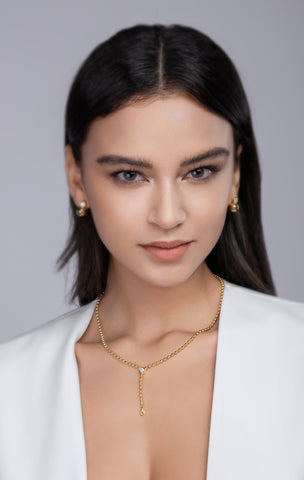 1Time Interlaced Moissanite Necklace Pendant Set S925 Sterling Silver Gold Plated Modern Elegant