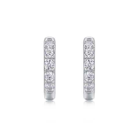1Summer Iced Tea S925 Sterling Silver Moissanite Stud Earrings