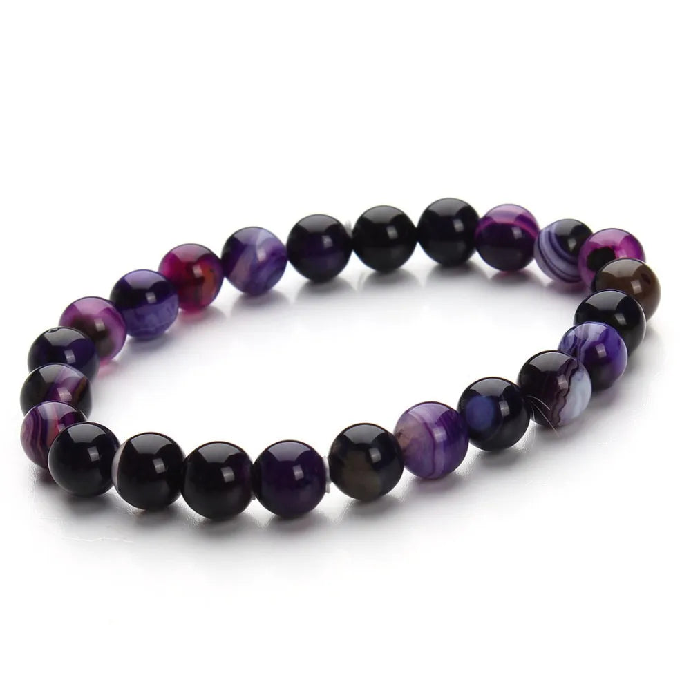 Blue Aventurine and Sandstone Beaded Bracelet for Women
