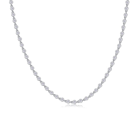 1Heart-to-heart Moissanite Pendant Set in S925 Sterling Silver with Platinum Plating