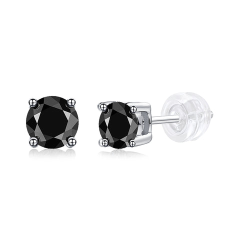 1Pure Love Luxury Moissanite Stud Earrings in S925 Silver