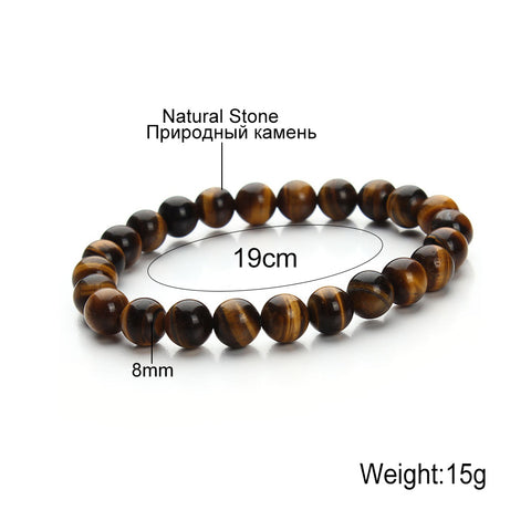 Blue Aventurine and Sandstone Beaded Bracelet for Women