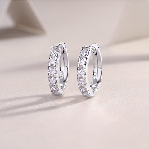 1Summer Iced Tea S925 Sterling Silver Moissanite Stud Earrings