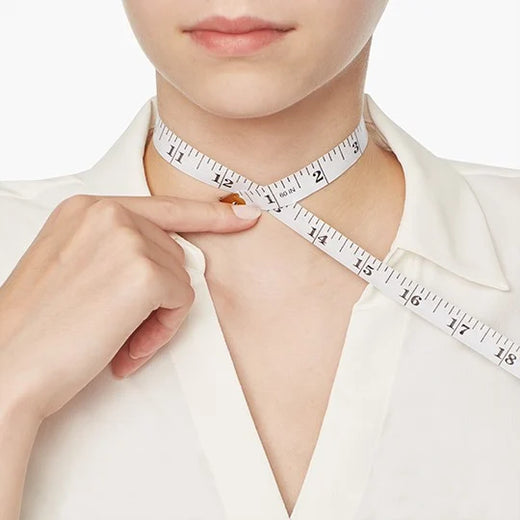 Find choker size with flexible tape
