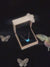 Fashion Blue Luminous Butterfly Necklace Bracelet Set For Glow In The Dark Women Clavicle Chain Choker Party Jewelry Set Gift