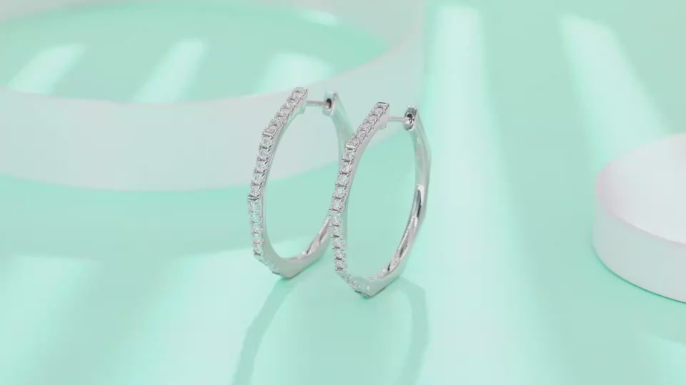 1Modern Star Ring - Fashionable Earrings And Stud Jewelry Set With Moissanite S925 Sterling Silver And Platinum-plated Diamonds Prohibit TikTok sales