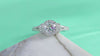 1Luxury Fashion Large Diamond Wedding Ring With Moissanite Silver Ring Prohibit Tk Sales
