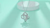 1Reciprocating - A Fashionable And Luxurious Diamond Jewelry Pendant Set With 1-carat Moissanite S925 Sterling Silver And Platinum Plating Prohibit Tk Sales