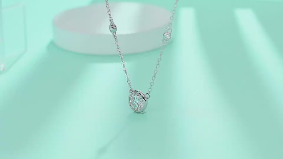 1Natural Reverie - A Fashionable And Luxurious Diamond Jewelry Pendant Set With 1-carat Moissan Diamond S925 Sterling Silver And Platinum Plating Prohibit Tk Sales