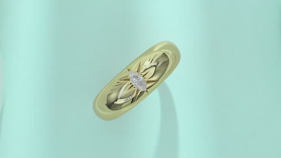 1Eight-prong Radiance - A Fashionable And Luxurious Jewelry Piece Set With Moissanite S925 Sterling Silver And Gold-plated Diamond Prohibit Tk Sales