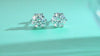 1Years Quiet Good Luxury Fashion Diamond Earrings Stud Mosan Diamond Silver Jewelry Prohibit TK Sales