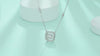 1Sweet - A Fashionable And Luxurious Diamond Jewelry Pendant Set With 1-carat Moissanite S925 Sterling Silver And Platinum Plating Prohibit Tk Sales