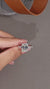 1Iridescence City - Fashionable Diamond Jewelry Set With Moissanite S925 Sterling Silver And Platinum Diamond Ring Prohibit TikTok sales