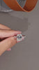 1Iridescence City - Fashionable Diamond Jewelry Set With Moissanite S925 Sterling Silver And Platinum Diamond Ring Prohibit TikTok sales