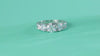 1Luxury Fashion Diamond Rings Lots Of Moissanite Silver Rings Prohibit Tk Sales