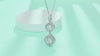 1Snowy Wonderland - A Fashionable And Luxurious Diamond Jewelry Pendant Set With 1-carat Moissanite S925 Sterling Silver And Platinum Plating Prohibit TikTok sales