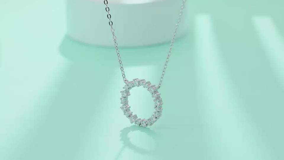 1Emerald Water Ripples - A Fashionable And Luxurious Diamond Jewelry Pendant Set With Moissanite S925 Sterling Silver And Platinum Plating Prohibit TikTok sales