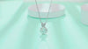 1V-shaped - A Fashionable And Luxurious Diamond Jewelry Piece Set With 2-carat Moissan Diamond S925 Sterling Silver And Platinum-plated Pendant Prohibit Tk Sales