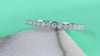 1Luxury Fashion Row Diamond Ring Moissanite Silver Ring Prohibit Tk Sales