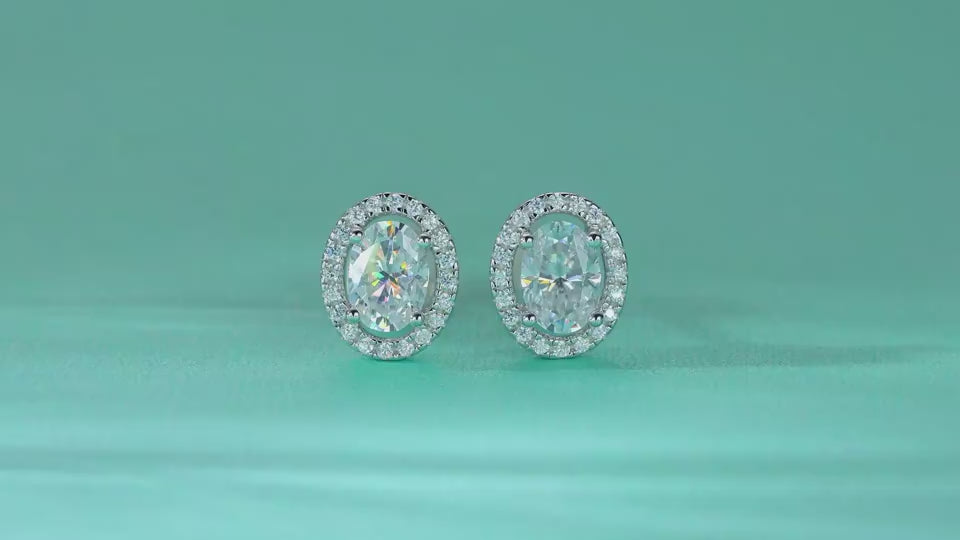 1Phantom Night - Fashionable And Luxurious Diamond Jewelry Set With Moissanite S925 Sterling Silver And Platinum-plated Stud Earrings Prohibit Tk Sales