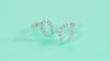 1Keep Happiness Diamond Set Moissanite Silver Earrings Luxury Fashion Diamond Earrings Stud Earrings Prohibit Tk Sales