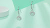 1Qingcheng - A Fashionable And Luxurious Diamond Jewelry Accessory Set With Half-carat Moissan Diamond S925 Sterling Silver And Platinum-plated Stud Earrings Prohibit TikTok sales